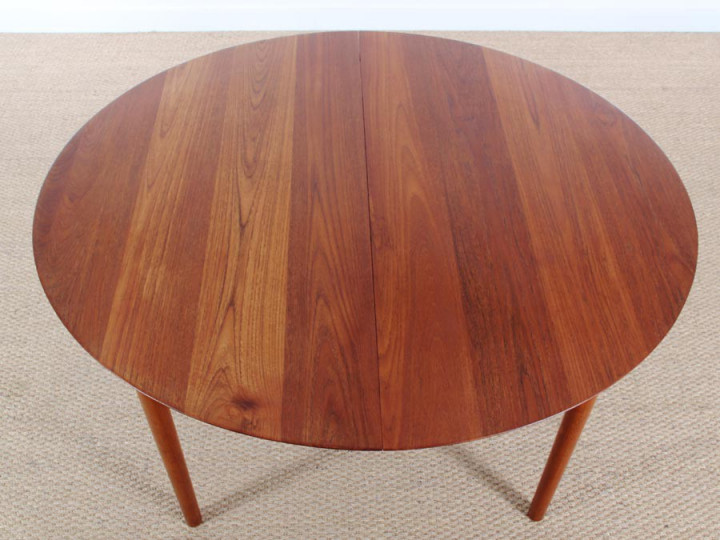 Danish Mid Century Modern Dining Table In Solid Teak Model