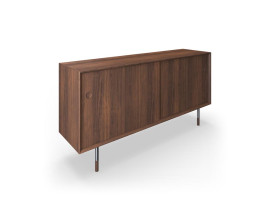 Buffet scandinave No 11 noyer / pieds en métal édition neuve