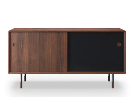 Buffet scandinave No 11 noyer / pieds en métal édition neuve