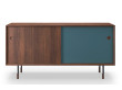 Buffet scandinave No 11 noyer / pieds en métal édition neuve