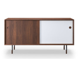 Buffet scandinave No 11 noyer / pieds en métal édition neuve