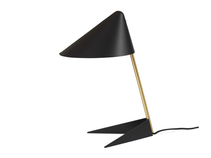 Lampe à poser scandinave Ambience noir/laiton nouvelle édition