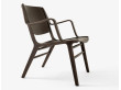 Fauteuil scandinave AX HM11 chêne teinté. Edition neuve