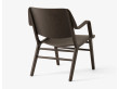 Fauteuil scandinave AX HM11 chêne teinté. Edition neuve