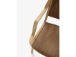 Fauteuil scandinave AX HM11 chêne et noyer. Edition neuve