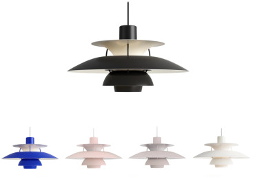 Suspension scandinave PH 5 mini monochrome, 5 couleurs