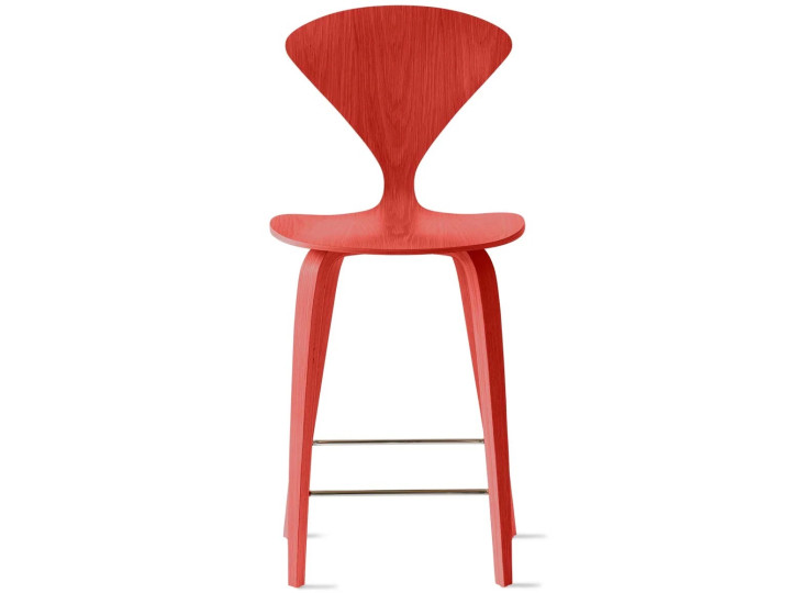 Tabouret de bar Cherner, H63 cm ou H73 cm. Edition neuve