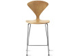 Tabouret de bar Cherner, H63 cm ou H73 cm chrome. Edition neuve