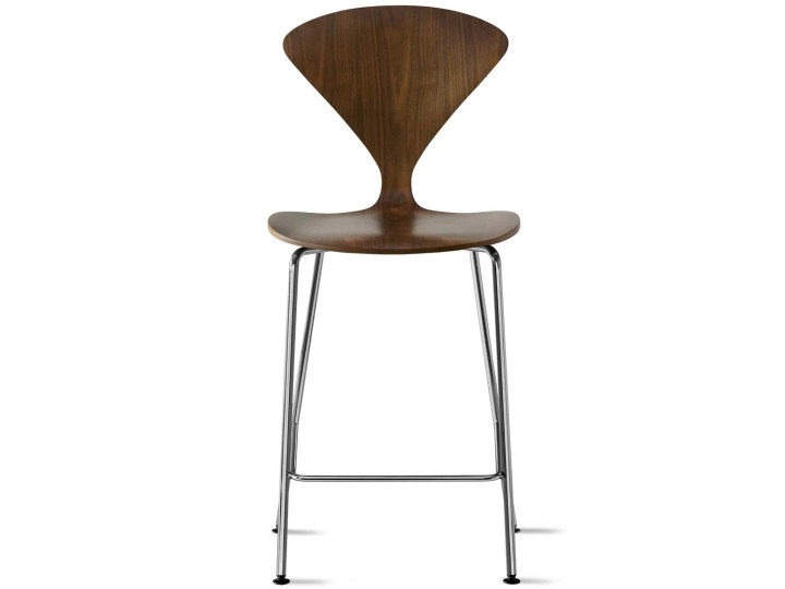 copy of Tabouret de bar Cherner, H63 cm ou H73 cm chrome. Edition neuve