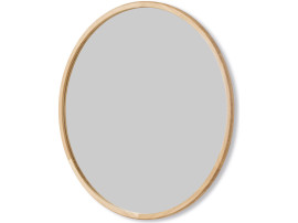 Miroir scandinave modèle Silhouette, Ø100cm, chêne