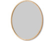 Miroir scandinave modèle Silhouette, Ø100cm, chêne