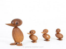 petit canard en teck de Hans Bølling design scandinave vintage design danois 2