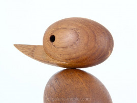 petit canard en teck de Hans Bølling design scandinave vintage design danois 2