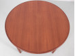 Table de repas scandinave extensible en teck 4/8 pers.