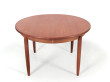 Table de repas scandinave extensible en teck 4/8 pers.