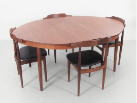 Mid-Century Modern dining set by Hans Olsen for Frem Rojle.