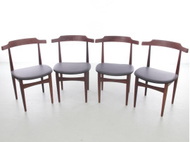 Mid-Century Modern dining set by Hans Olsen for Frem Rojle.