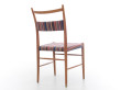 Suite de 4 chaises scandinave de Yngve Ekstrom, tissu Paul Smith