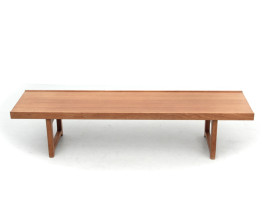 Banc ou table basse scandinave en teck