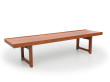 Banc ou table basse scandinave en teck