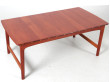 Table basse scandinave en teck massif