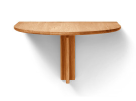 Table scandinave Trefoil murale, pliable