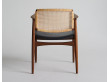 Fauteuil scandinave modèle SJ.67 Captain Cannage. Edition neuve.