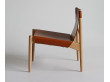 Fauteuil scandinave Lounge Chair SJ.68. Edition neuve.