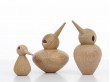 Bird Chubby in oak or smoked oak by Kristian Vedel for Architectmade. New realese.