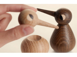 Bird Small in oak or smoked oak by Kristian Vedel for Architectmade. New realese.