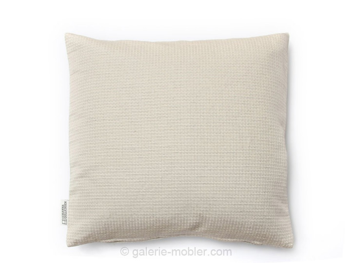 Coussin de décoration Pirellone blanc ivoire 40x40 cm