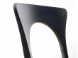 Mid-Century modern scandinavian dining chair model Peter black by Niels Koefoed, new edition. 