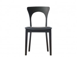 Mid-Century modern scandinavian dining chair model Peter black by Niels Koefoed, new edition.