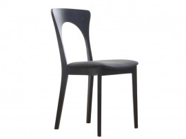 Mid-Century modern scandinavian dining chair model Peter black by Niels Koefoed, new edition.