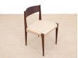 Mid-Century  modern scandinavian Pia chair by poul Cadovius. New edition.