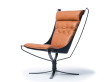 Fauteuil scandinave  Falcon First, dossier haut de Sigurd Resell. Nouvelle édition.