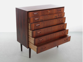 Semainier ou commode scandinave en palissandre de Rio