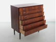 Semainier ou commode scandinave en palissandre de Rio