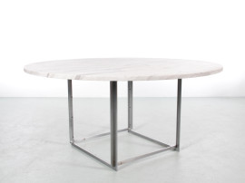 Table de repas scandinave PK-54 de Poul Kjaerholm pour E. Kold Christensen. Edition originale