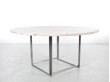 Table de repas scandinave PK-54 de Poul Kjaerholm pour E. Kold Christensen. Edition originale