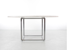 Table de repas scandinave PK-54 de Poul Kjaerholm pour E. Kold Christensen. Edition originale