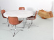 Table de repas scandinave PK-54 de Poul Kjaerholm pour E. Kold Christensen. Edition originale