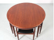 Dining set scandinave en teck de Hans Olsen.