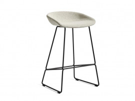 Tabouret de bar scandinave About A Stool AAS 39 65 cm ou 75 cm tapissé