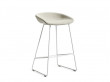 Tabouret de bar scandinave About A Stool AAS 39 65 cm ou 75 cm tapissé