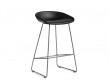 Tabouret de bar scandinave About A Stool AAS 39 65 cm ou 75 cm tapissé