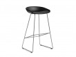 Tabouret de bar scandinave About A Stool AAS 39 65 cm ou 75 cm tapissé