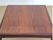 Scandinavian square coffee table in rosewood 