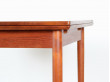 Scandinavian dining table in teak. 4/8 people