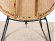 Scandinavian rocking chair in rattan